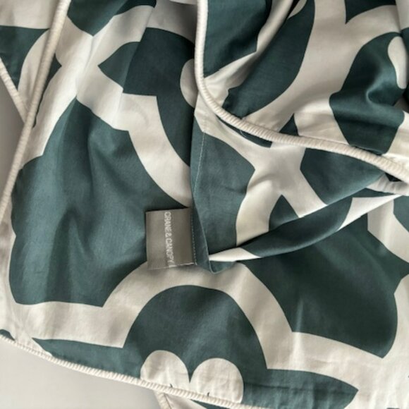Teal Queen/Full Duvet Cover & Shams by Crane & Canopy - Picture 3 of 3
